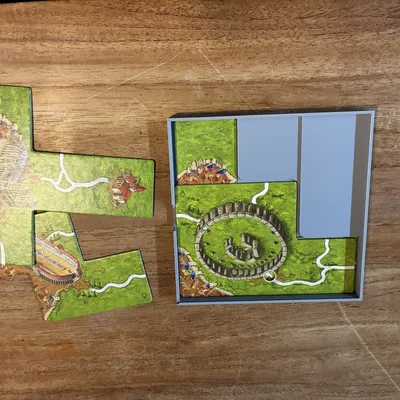 Hộp Đựng Board Game Carcassonne: The Wonders of Humanity In 3D