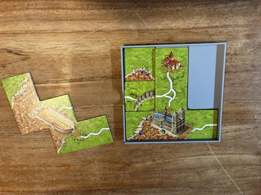 Hộp Đựng Board Game Carcassonne: The Wonders of Humanity In 3D - Image 3
