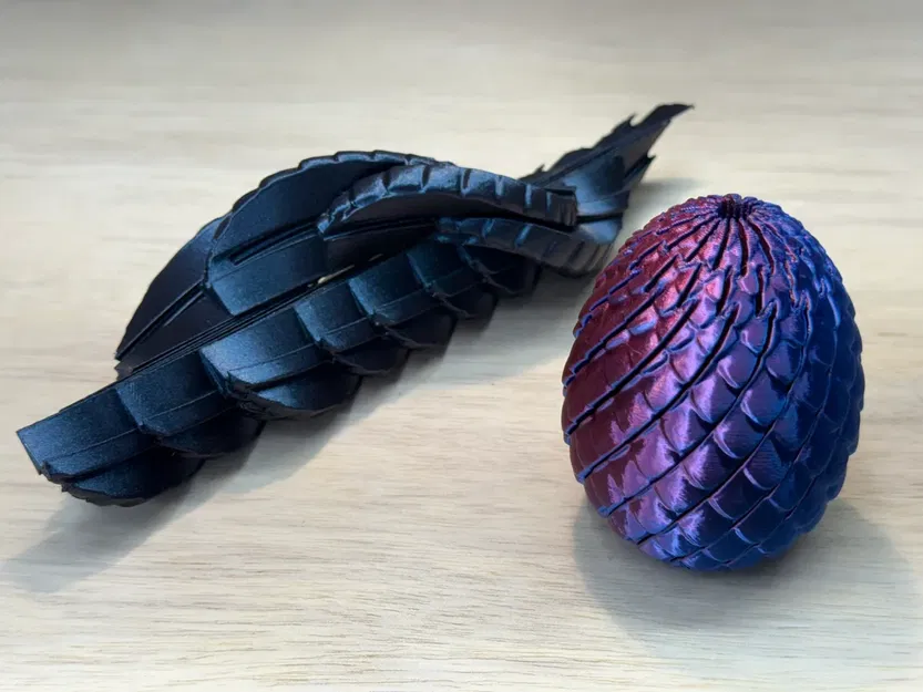 Mô hình quả trứng rồng xoắn Dragon Egg Fidget in 3D độc đáo - Image 2