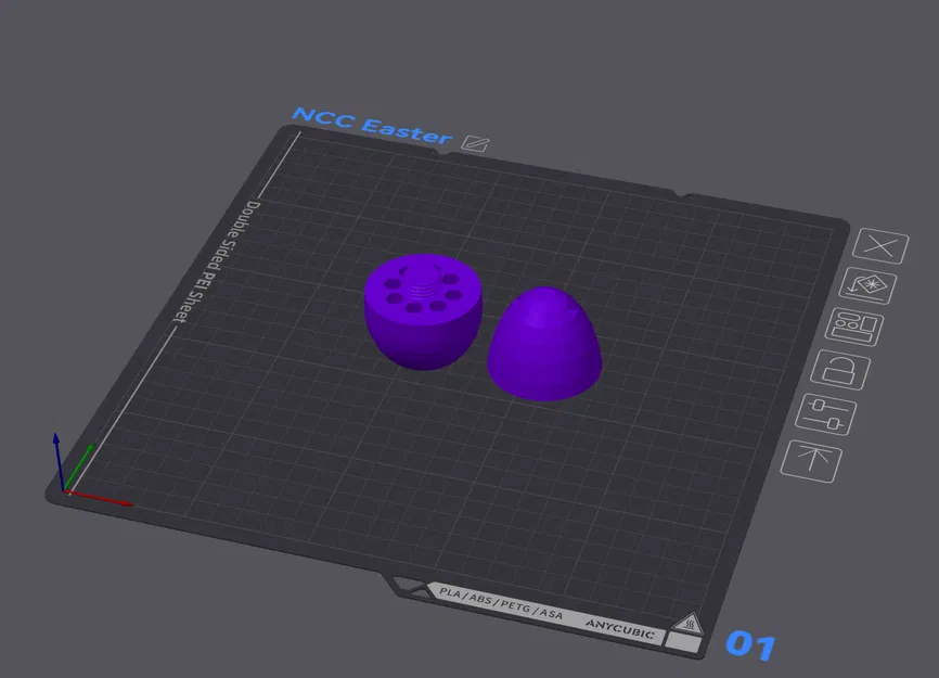 Hộp đựng đầu vít 3D hình trứng (Easter Egg Bit Holder) tiện lợi - Image 4