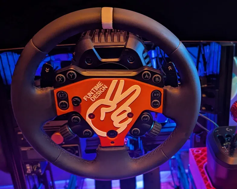 Tấm ốp trang trí vô lăng Logitech RS (Logitech RS wheel cover) - Image 1