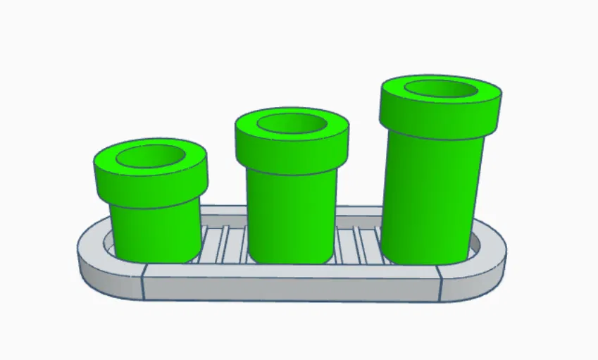 Bộ 3 chậu cây hình ống cống Super Mario in 3D cực chất - Image 2