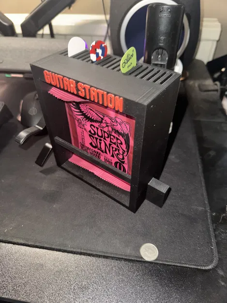 Guitar Station - Kệ treo tường/để bàn cho capo, dây đàn và phím gảy - Image 2