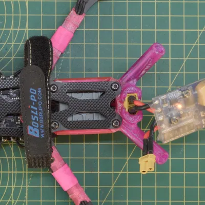 Giá đỡ DJI VTX Backpack cho ImpulseRC Apex (OG) kèm khóa XT60