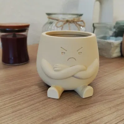 Pouty - Chậu sen đá "hờn dỗi" kiêm vật phẩm trang trí bàn làm việc cực đáng yêu