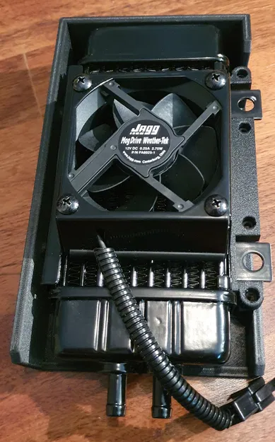 Ốp bảo vệ cho hệ thống làm mát dầu Jagg 10 hàng trên Harley Davidson - Image 8