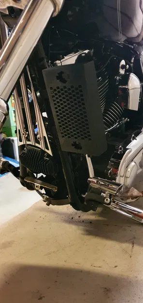 Ốp bảo vệ cho hệ thống làm mát dầu Jagg 10 hàng trên Harley Davidson - Image 11