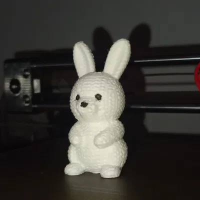 Chú Thỏ Phục Sinh Kiểu Đan Len (Không cần AMS/MMU)