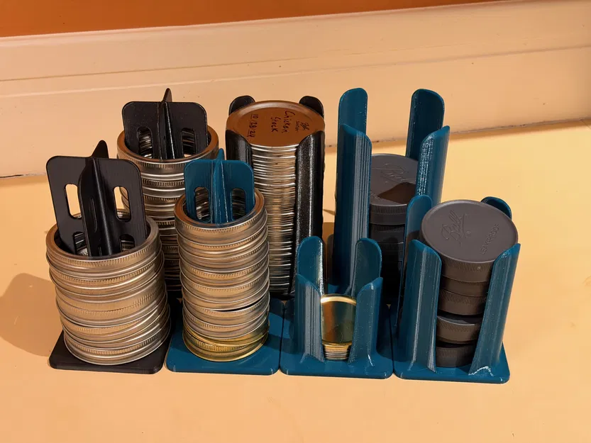 Bộ giá đỡ nắp và vòng giữ cho hũ Mason - Image 1