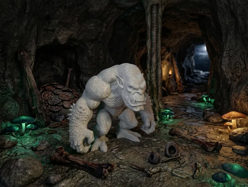 Troll Behemoth – Quái thú Fantasy khổng lồ - Image 1