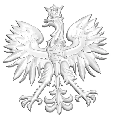 Mô hình 3D Đại bàng Ba Lan (Polish Eagle) trang trí tinh tế