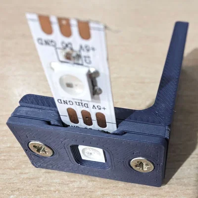 Giá đỡ góc L cho dây đèn LED 10mm - Phụ kiện in 3D hữu ích