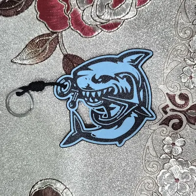 Móc khóa cá mập 3D Shark Keychain độc đáo và cá tính