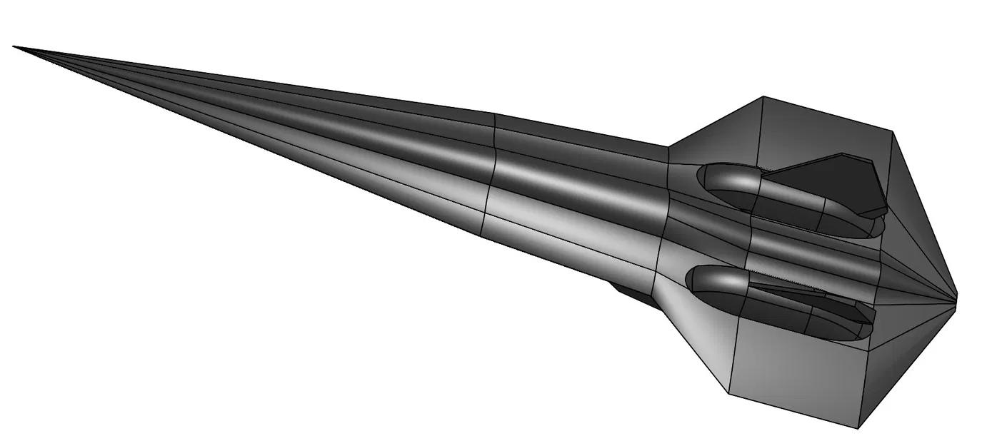 Mô hình máy bay Darkstar V2 - Thiết kế cải tiến độc đáo - Image 3