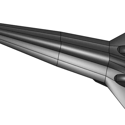 Mô hình máy bay Darkstar V2 - Thiết kế cải tiến độc đáo