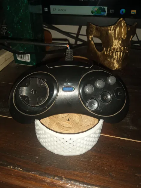 D-pad Thay Thế Cho Tay Cầm Famiclone / Sega Genesis Model 2 In 3D - Image 1