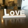 Mô hình trang trí chữ LOVE để bàn - Phụ kiện in 3D tinh tế - Thumbnail 2