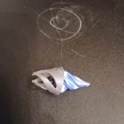 Đồ chơi Fidget hình xoắn ốc (Spiral Fidget Toy) in 3D thú vị