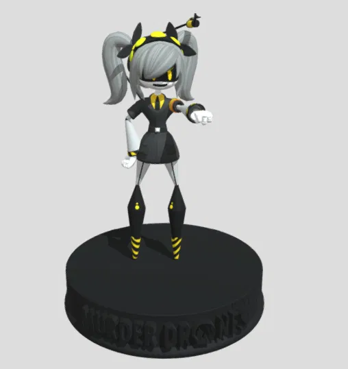 Mô hình 3D nhân vật J trong series Murder Drones siêu nét - Image 1