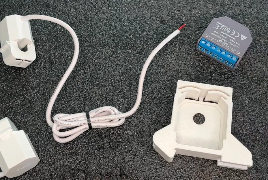 Đế gắn Shelly EM lên thanh DIN - Thiết kế tối giản không cần Wago - Image 2