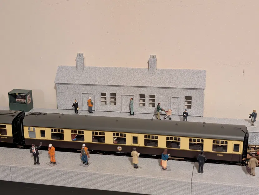 Mô hình nhà ga đường sắt Low Relief cho sa bàn tàu hỏa OO Gauge - Image 3