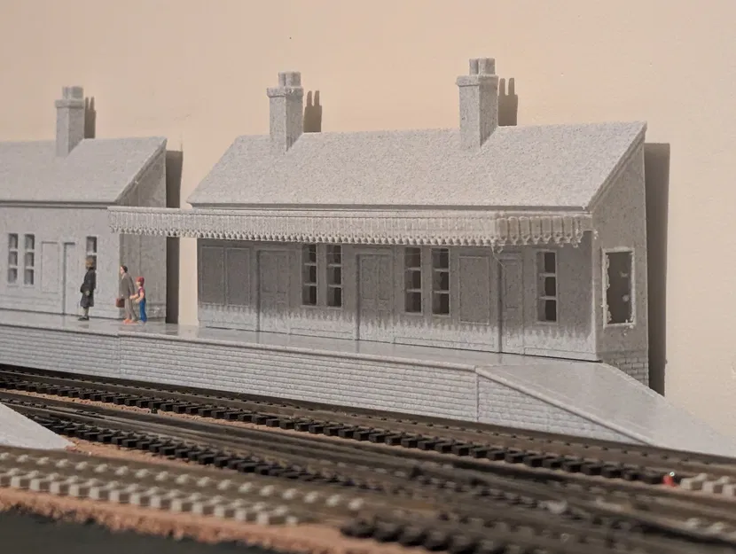 Mô hình nhà ga đường sắt Low Relief cho sa bàn tàu hỏa OO Gauge - Image 4