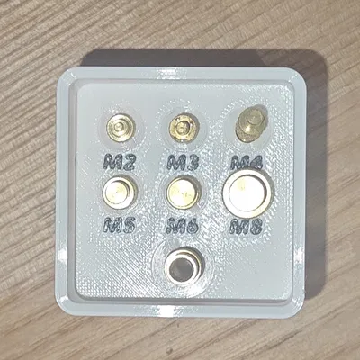 Gridfinity: Khay đựng dụng cụ gắn heat insert