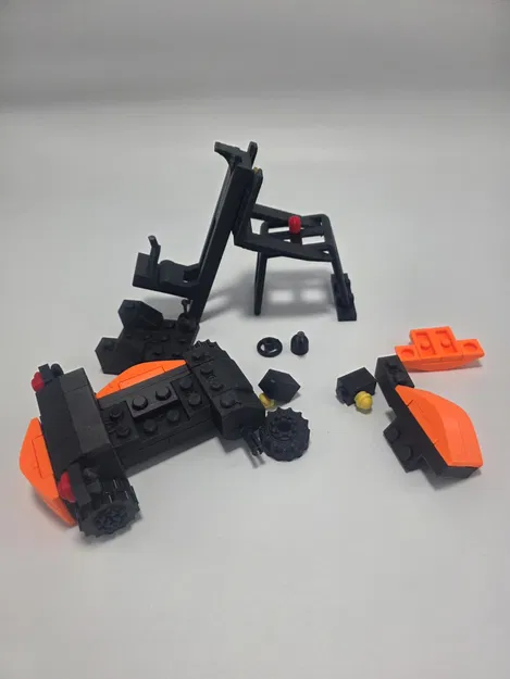 XE NÂNG 3D PRINTED — Mô hình lắp ráp nhiều chi tiết - Image 1