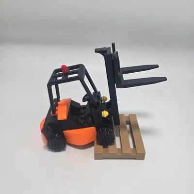 XE NÂNG 3D PRINTED — Mô hình lắp ráp nhiều chi tiết