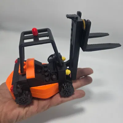 XE NÂNG 3D PRINTED — Mô hình lắp ráp nhiều chi tiết