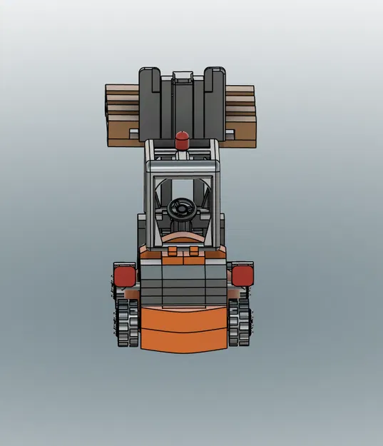XE NÂNG 3D PRINTED — Mô hình lắp ráp nhiều chi tiết - Image 13