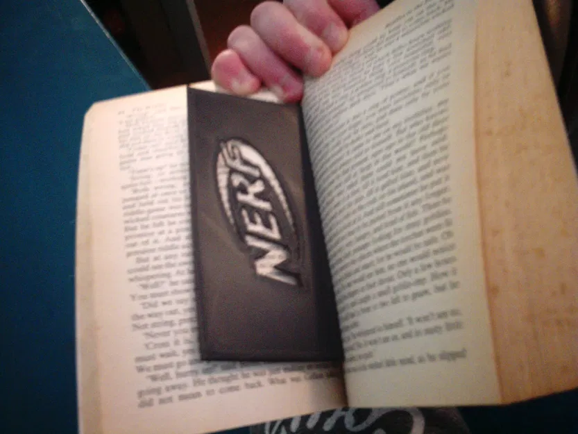 Mẫu kẹp sách Nerf độc đáo in 3D - Phụ kiện cho người yêu sách - Image 1