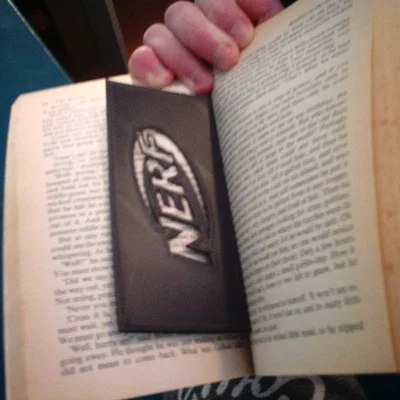 Mẫu kẹp sách Nerf độc đáo in 3D - Phụ kiện cho người yêu sách