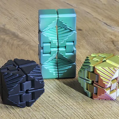 Infinity Cube Fidget - Đồ chơi xả stress in 3D cực vui
