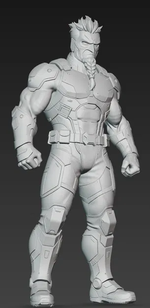 Mô hình 3D siêu phản diện Cheron Thanaton 2 (In Resin) - Image 2