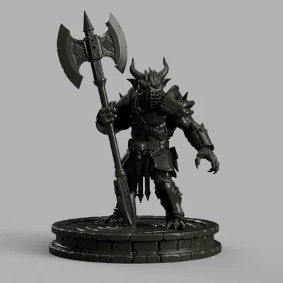 Verdant Ironjaw Warlord - Mô hình chiến binh giả tưởng cực chất