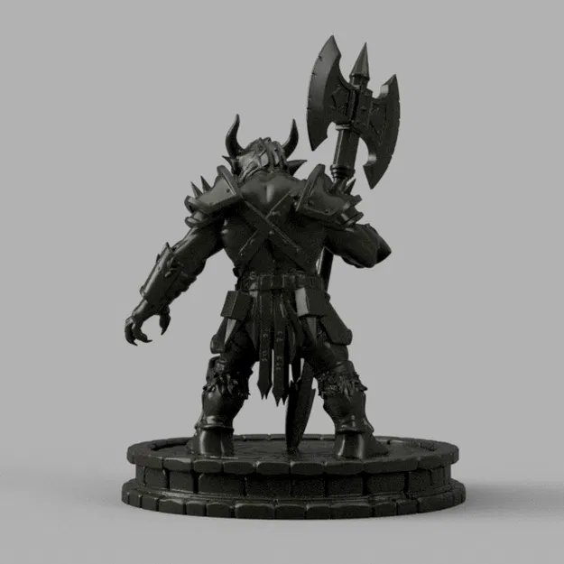 Verdant Ironjaw Warlord - Mô hình chiến binh giả tưởng cực chất - Image 2