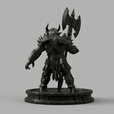 Verdant Ironjaw Warlord - Mô hình chiến binh giả tưởng cực chất