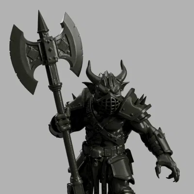 Verdant Ironjaw Warlord - Mô hình chiến binh giả tưởng cực chất