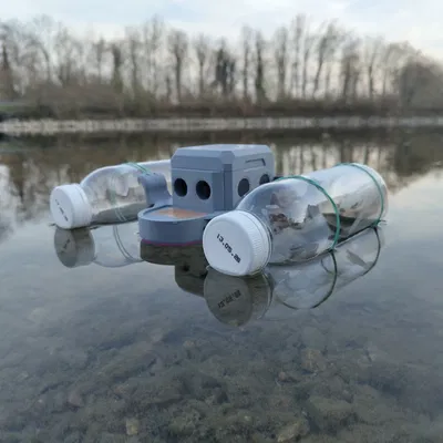 Otto-Sea: Robot thuyền trimaran in 3D