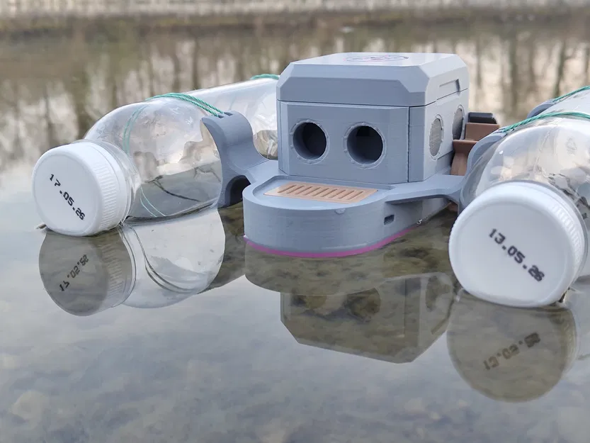 Otto-Sea: Robot thuyền trimaran in 3D - Image 2