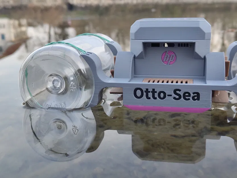 Otto-Sea: Robot thuyền trimaran in 3D - Image 5