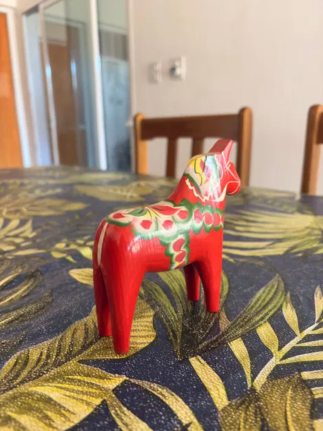 Mô hình ngựa trang trí phong cách nghệ thuật cổ điển 3D - Image 2