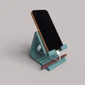 Đế giữ điện thoại để bàn tích hợp sạc tiện lợi - File in 3D - Thumbnail 1
