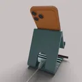 Đế giữ điện thoại để bàn tích hợp sạc tiện lợi - File in 3D - Thumbnail 2