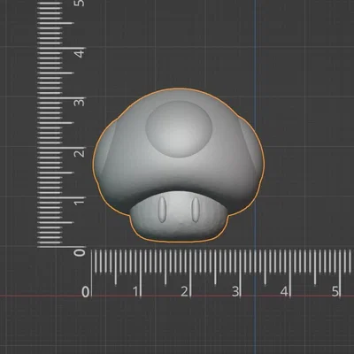 Móc khóa Super Mario – Nấm (Phiên bản miễn phí)