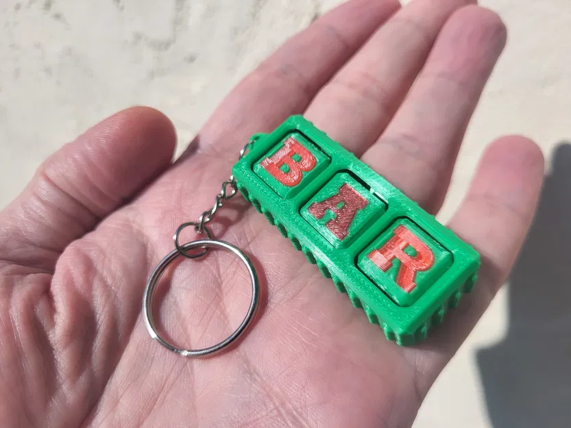 Móc Khóa Fidget Máy Quay Số May Mắn – Đồ Chơi Xoay Cầm Tay Độc Đáo - Image 2