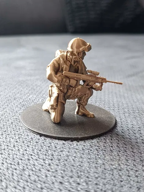 Mô hình chiến sĩ Soldier v.1 - Tượng nhân vật quân sự in 3D độc đáo - Image 1