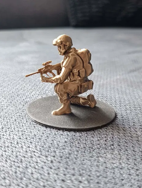 Mô hình chiến sĩ Soldier v.1 - Tượng nhân vật quân sự in 3D độc đáo - Image 3