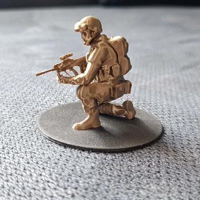 Mô hình chiến sĩ Soldier v.1 - Tượng nhân vật quân sự in 3D độc đáo